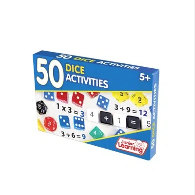 Junior Learning 50 Dice Activities Learning Game