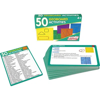 Junior Learning 50 Geoboard Activities In Green