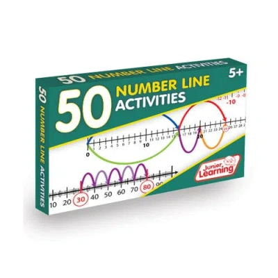 Junior Learning 50 Number Line Activities Learning Set In Multi