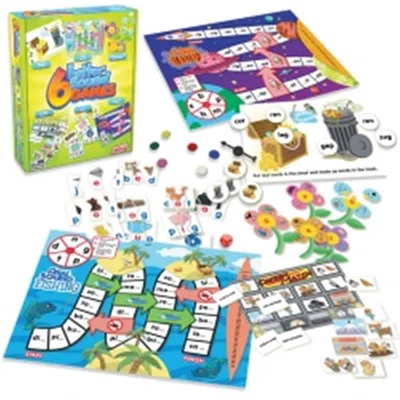 Junior Learning 6 Letter Sound Games