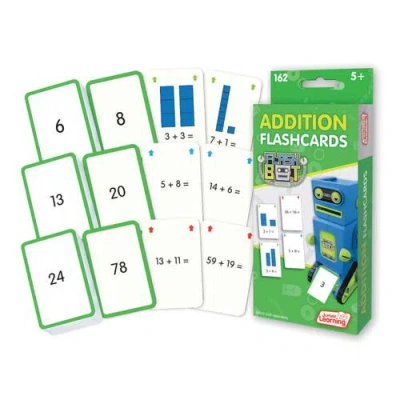 Junior Learning Addition Flashcards Medium In Green