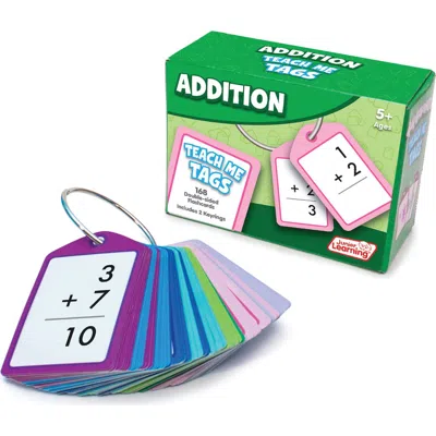 Junior Learning Addition Teach Me Tags Flash Cards, Ages 5+ In Multi