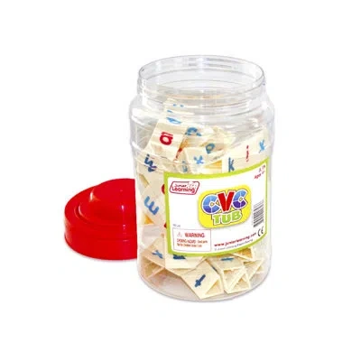 Junior Learning Cvc Tri Blocks Tub Word Building