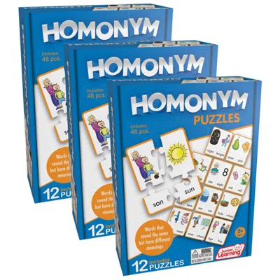 Junior Learning Homonym Puzzles - Pack Of 3