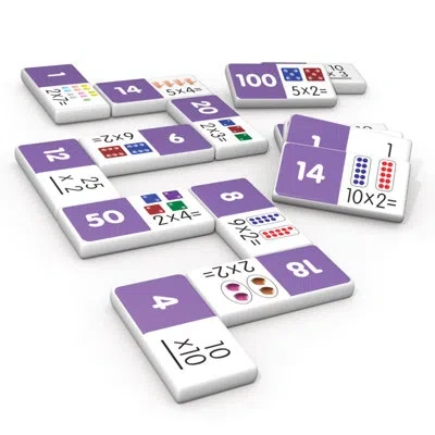 Junior Learning Multiplication Dominoes Match And Learn Educational Learning Game