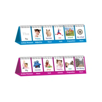Junior Learning Part Of Speech Educational Flip Flash Cards In Multi