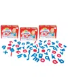 Junior Learning Magnetic Rainbow Letters, Pack Of 3 In Red,blue