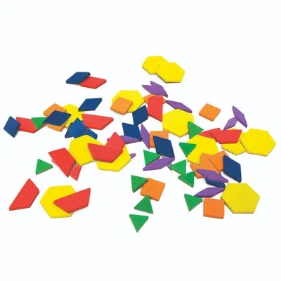 Junior Learning Rainbow Pattern Blocks