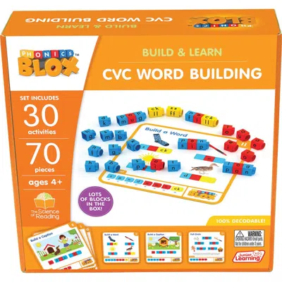 Junior Learning Rainbow Phonics Blox Cvc Word Building In Multi