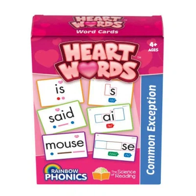 Junior Learning Rainbow Phonics Heart Word Flash Cards In Multi