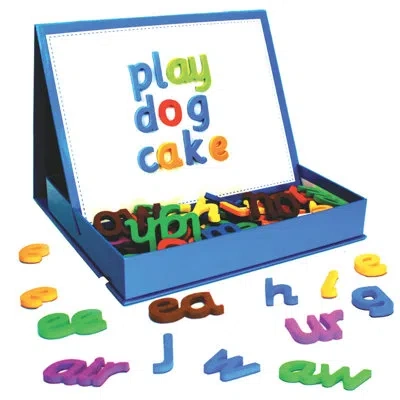 Junior Learning Rainbow Phonics Magnetic Letters & Built-in Magnetic Board
