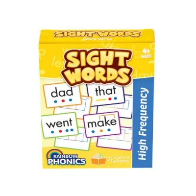 Junior Learning Rainbow Phonics Sight Words Flash Cards In Multi