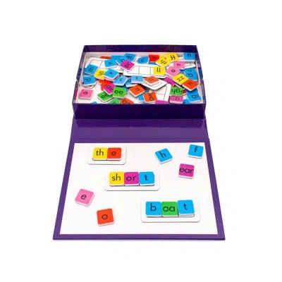 Junior Learning Rainbow Phonics Tiles With Built-in Magnetic Board Educational Learning