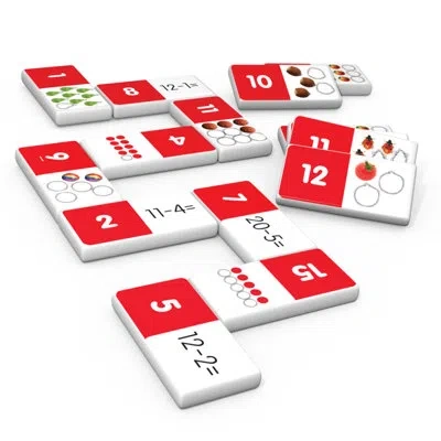 Junior Learning Subtraction Dominoes Match And Learn Educational Learning Game