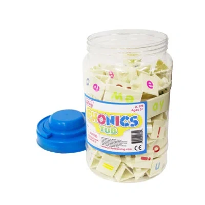 Junior Learning Tri Blocks Tub Word Building