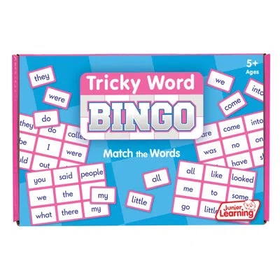 Junior Learning Tricky Word Bingo Educational Learning Game Match The Words