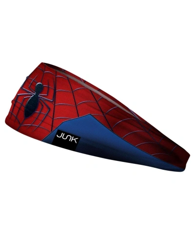 Junk Brand Men's And Women's Spider-man Suit Up Tie Headband In Red