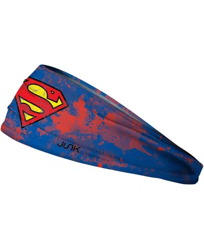 Junk Brand Men's And Women's Superman Grunge Headband In Royal