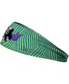 Junk Brand S Men's And Women's The Powerpuff Girls Mojo Jojo Oversized Headband In Kelly Green