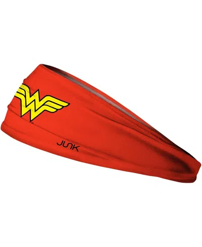 Junk Brand S Men's And Women's Wonder Woman Logo Headband In Red