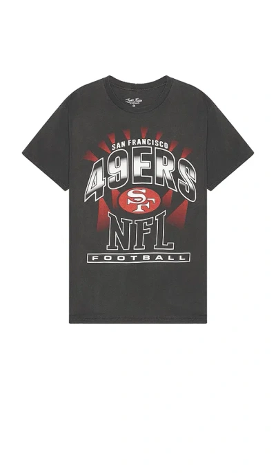 Junk Food 49ers Chrome Vintage Tee In Charcoal