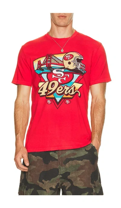 Junk Food 49ers City Edition Vintage Tee In Red