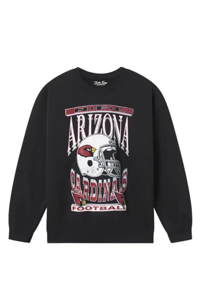Junk Food Arizona Cardinals Throwback Helmet Cotton Graphic T-shirt In Black