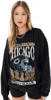 Junk Food Bears Helmet Crew Sweatshirt Black In Black
