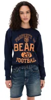 Junk Food Bears Property Crew Fleece Navy In Blue