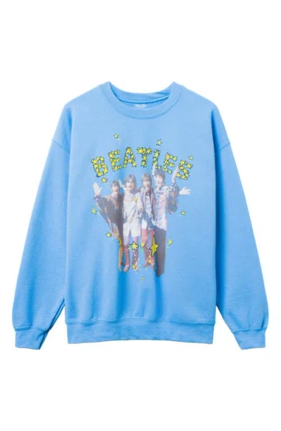 Junk Food Beatles Magical Mystery Tour Graphic Sweatshirt In Blue