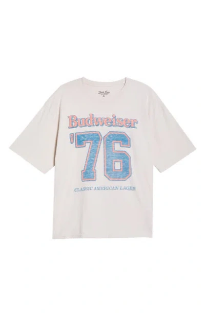 Junk Food Budweiser® 76 Cotton Graphic T-shirt In White