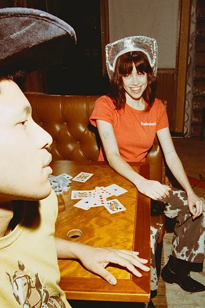 Junk Food Budweiser Label Baby Tee In Red, Women's At Urban Outfitters