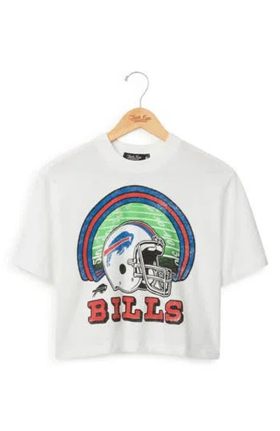 Junk Food Buffalo Bills Graphic Cropped T-shirt In White