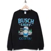 Junk Food Busch Light Country Graphic Sweatshirt In Black
