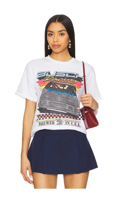 Junk Food Busch Racing Tee In White