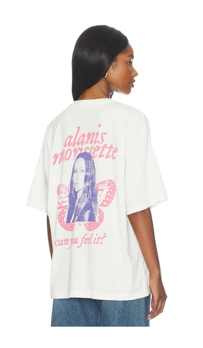 Junk Food Can You Feel It The V-neck Hockey Tee In White