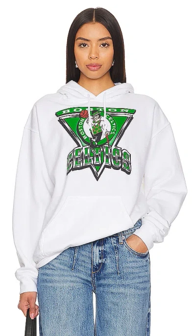 Junk Food Celtics Triangle Hoodie In White