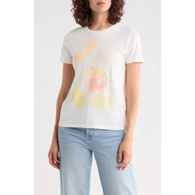 Junk Food Classic Mickey Graphic T-shirt In White