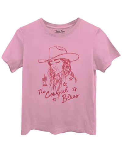 Junk Food Classic Slim Fit Crew Tee In Pink