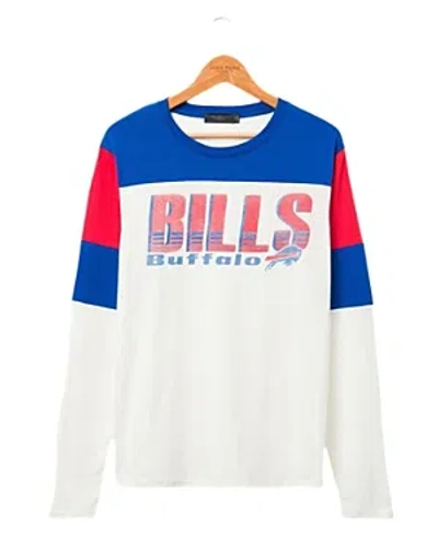 Junk Food Clothing Bills Zone Blitz Long Sleeve Tee In Sugar/liberty/licorice