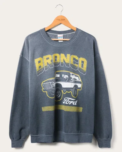 Junk Food Clothing Bronco Powered By Ford Flea Market Fleece In Blue