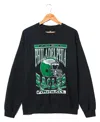 Junk Food Clothing Eagles Helmet Flea Market Crew Sweatshirts In Black