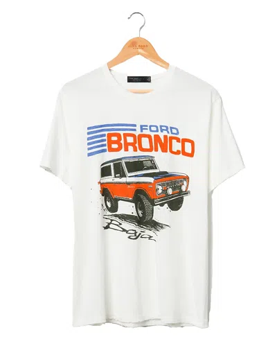 Junk Food Clothing Ford Bronco Baja Vintage Tee In Vintage White