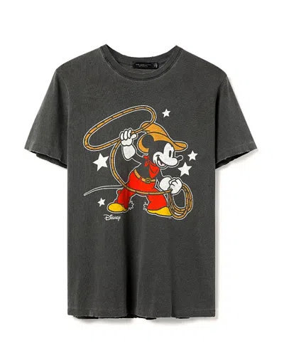 Junk Food Clothing Mickey Mouse Lasso Vintage Tee