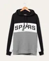 Junk Food Clothing Nba San Antonio Spurs Colorblock Hoodie In Black