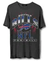 Junk Food Clothing Nfl Buffalo Bills Chrome Flea Market Tee In Midnight