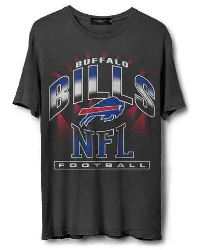 Junk Food Clothing Nfl Buffalo Bills Chrome Flea Market Tee In Midnight