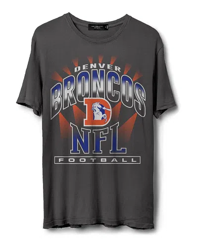 Junk Food Clothing Nfl Denver Broncos Chrome Flea Market Tee In Midnight