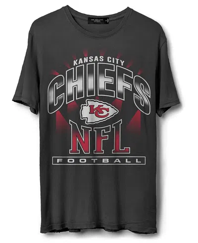 Junk Food Clothing Nfl Kansas City Chiefs Chrome Flea Market Tee In Midnight