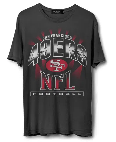 Junk Food Clothing Nfl San Francisco 49ers Chrome Flea Market Tee In Midnight